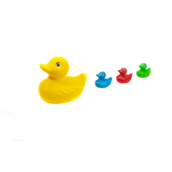 Oyuncak Ördek 3lü Vinil Banyo Ördekleri Banyo Oyuncağı 19 Cm ürün görseli 1