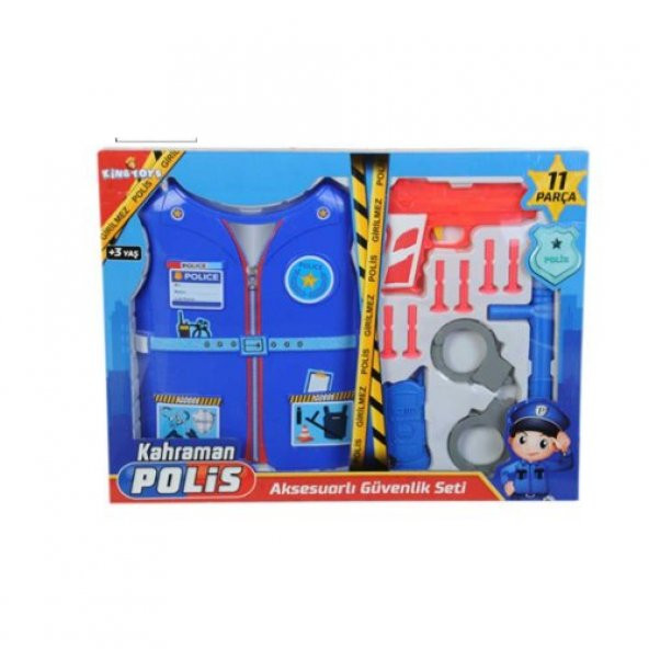Oyuncak Yelekli Polis Seti 11 Parça ürün görseli 1