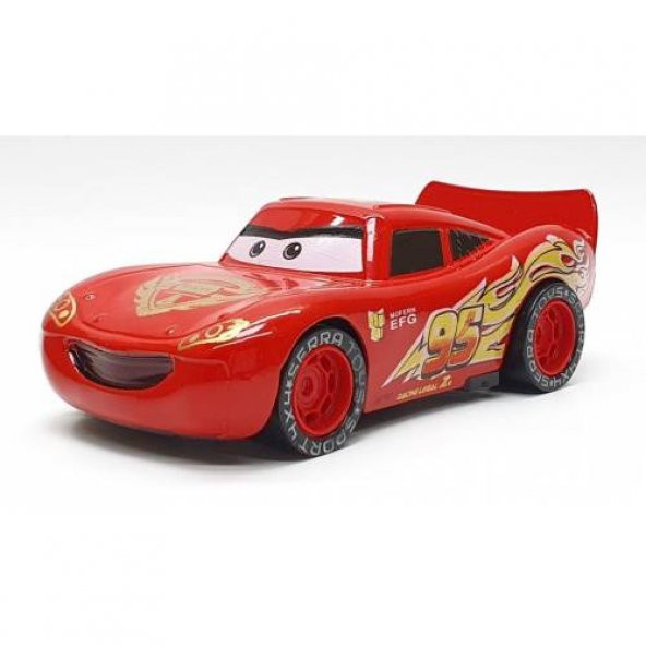 Cars Şimşek Mcqueen Metal Çek Bırak Işıksız Araba 12 Cm ürün görseli 1