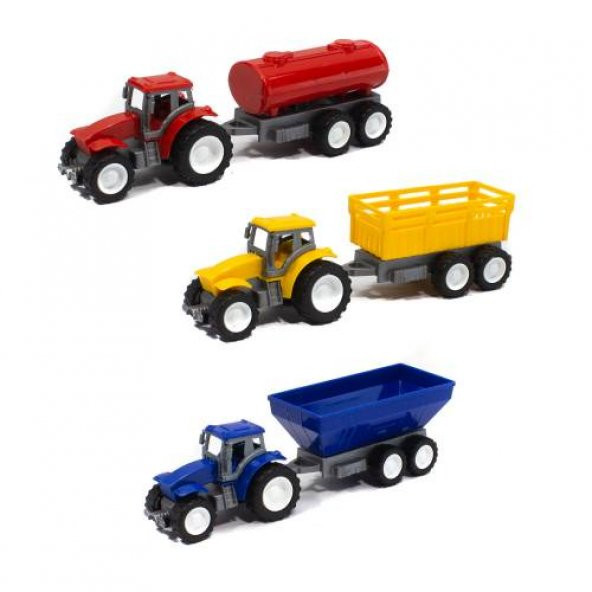 Oyuncak Traktör Römork Set 3lü Tarım Set ürün görseli 1