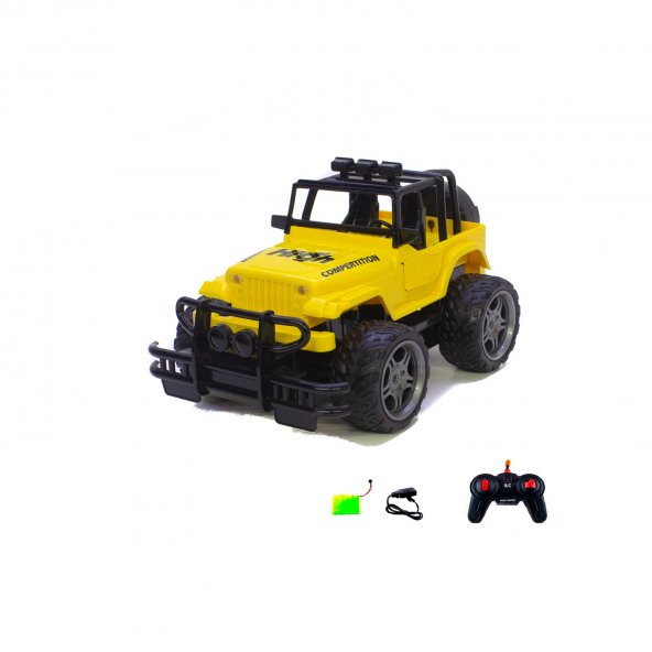 Kumandalı Jeep Işıklı Şarjlı Full Fonksiyon 24 CM ürün görseli 1
