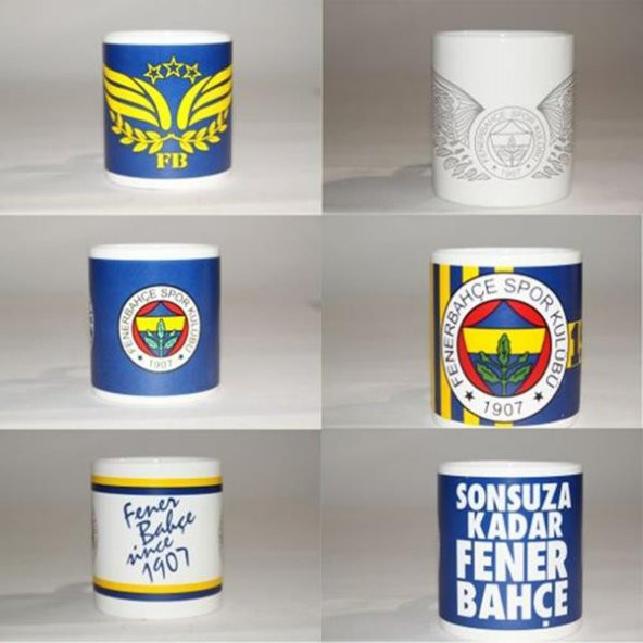 Mgm Porselen Lisanslı Taraftar Kupa Bardak Fenerbahçe ürün görseli 1