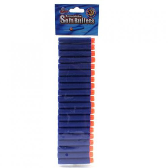 Nerf Yedek Mermi 20 Adet 7.5 CM ürün görseli 1