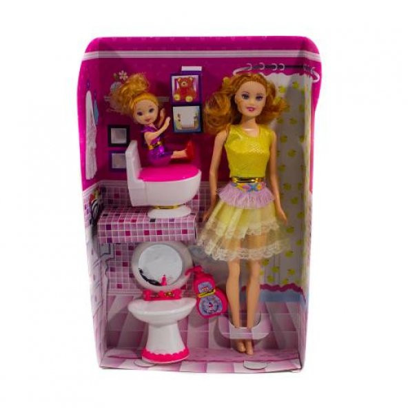Oyuncak Bebek ve Banyo Seti ürün görseli 1
