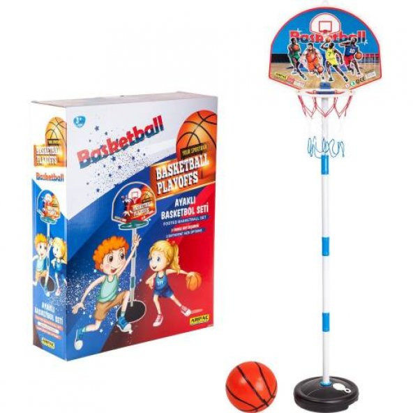 Ayaklı Basketbol Seti Ayarlanabilir 138 Cm ürün görseli 1
