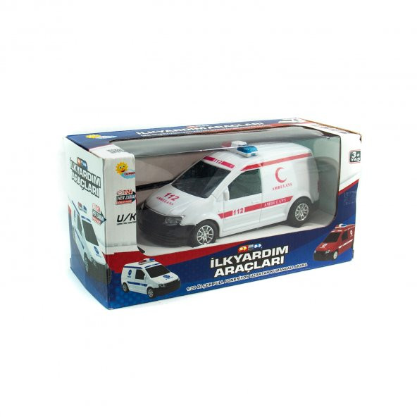 Uzaktan Kumandalı Full Fonk. Ambulans 1:20 Ölçek Caddy ürün görseli 1