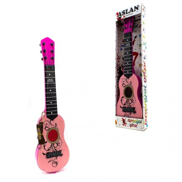 Oyuncak Gitar Metal Telli Ispanyol Gitar Pembe ürün görseli 1