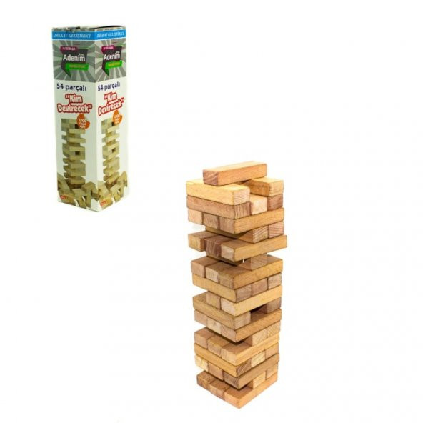 Jenga Denge Oyunu Büyük Boy 54 Parça  Cenga ürün görseli 1