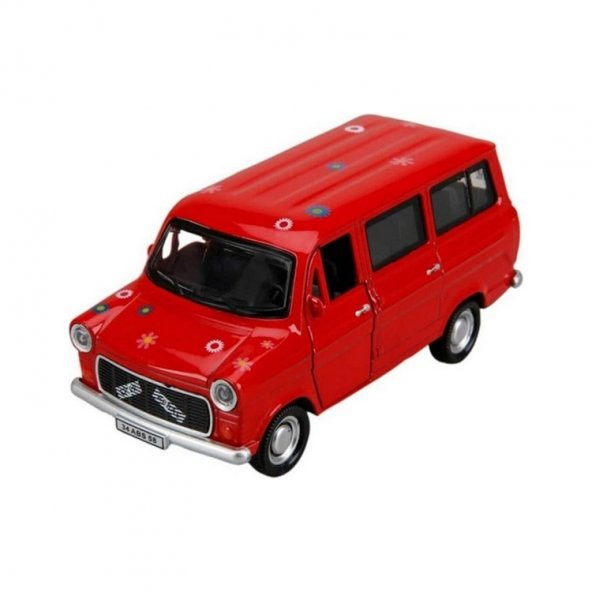 Metal Ford Çiçek Abbas Çek Bırak Oyuncak Minibüs 13 Cm ürün görseli 1