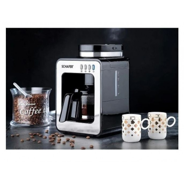 Schafer Barista Öğütücülü Filtre Kahve Makinesi ürün görseli 1