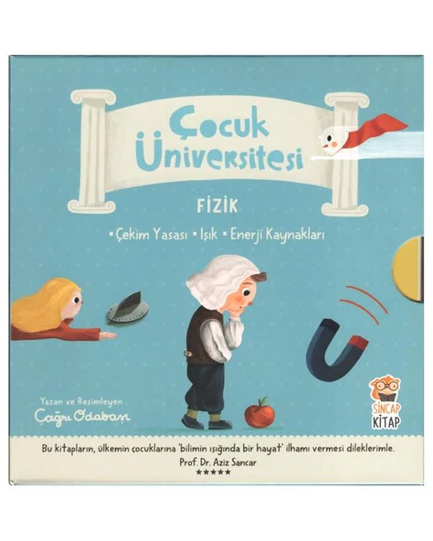 Çocuk Üniversitesi Fizik Set 3 Kitap Sincap Kitap ürün görseli 1