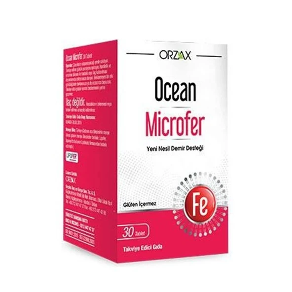 Ocean Microfer 30 Tablet ürün görseli 1