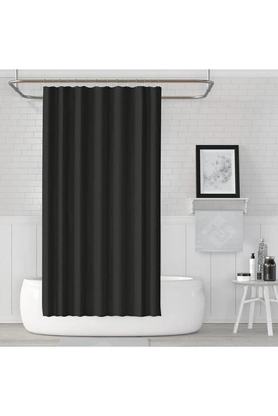 Duş Perdesi Seti, 12 Adet C Halka Hediyeli Banyo Perdesi-banyo Duş Perdeleri-banyo Aksesuarları ürün görseli 1