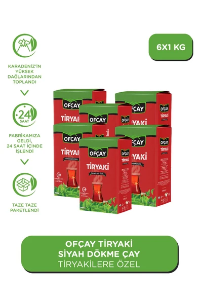 Ofçay Tiryakisine Dökme Çay 1 kg x 6 Adet ürün görseli 1