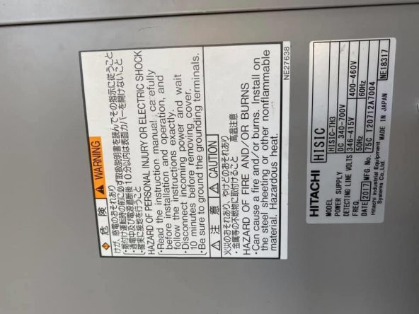 Hitachi HISIC-TH3 Power Supply 2. El - Resim 6