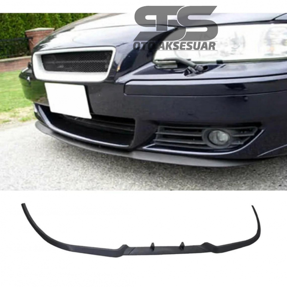 Volvo S60R Cupra R Uyumlu Ön Lip Mat Siyah Ön Tampon Lip ürün görseli 1