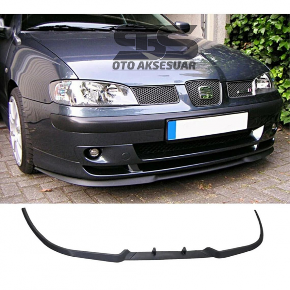 Seat Ibiza Mk3 Cupra R Uyumlu Ön Lip Mat Siyah Ön Tampon Lip ürün görseli 1