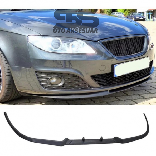 Seat Exeo Cupra R Uyumlu Ön Lip Mat Siyah Ön Tampon Lip ürün görseli 1
