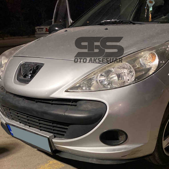 Peugeot 307 Cupra R Uyumlu Ön Lip Mat Siyah Ön Tampon Lip ürün görseli 1