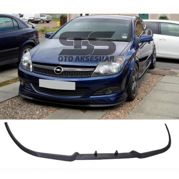 Opel Astra H Cupra R Uyumlu Ön Lip Mat Siyah Ön Tampon Lip ürün görseli 1