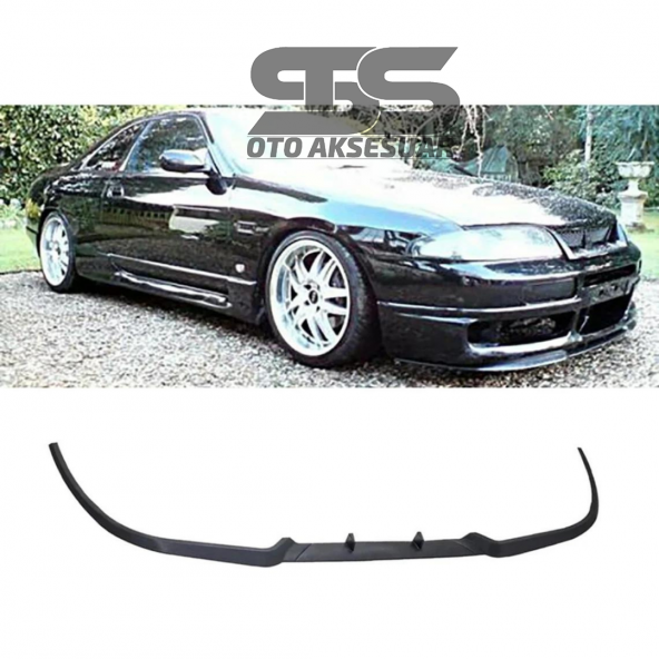 Nissan Skyline R33 Cupra R Uyumlu Ön Lip Mat Siyah Ön Tampon Lip ürün görseli 1
