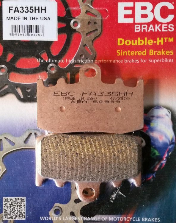 Ebc Fa335Hh 2009-2011 BMW K 1300 GT Uyumlu Ön Fren Balatası Sinterli Balata ürün görseli 1