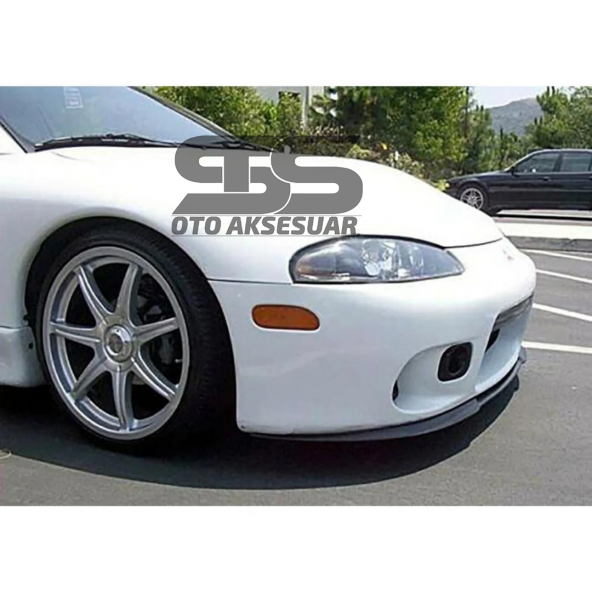 Mitsubishi Eclipse Cupra R Uyumlu Ön Lip Mat Siyah Ön Tampon Lip ürün görseli 1