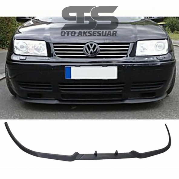 Jetta Mk4 Cupra R Uyumlu Ön Lip Mat Siyah Ön Tampon Lip ürün görseli 1