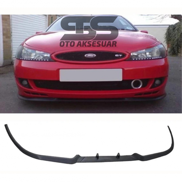 Ford Contour Cupra R Uyumlu Ön Lip Mat Siyah Ön Tampon Lip ürün görseli 1
