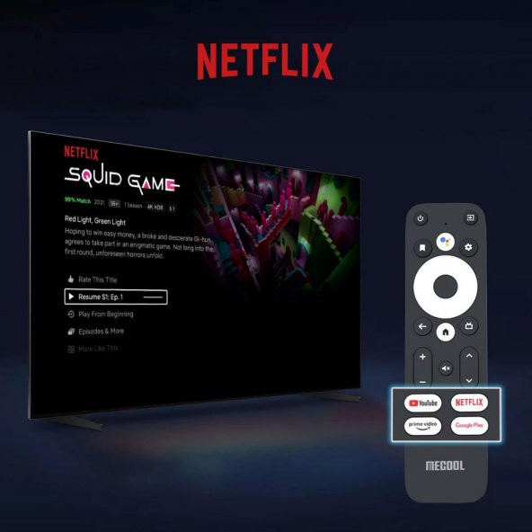 Mecool Km2 Plus 4K Android Medya Player - Resim 5