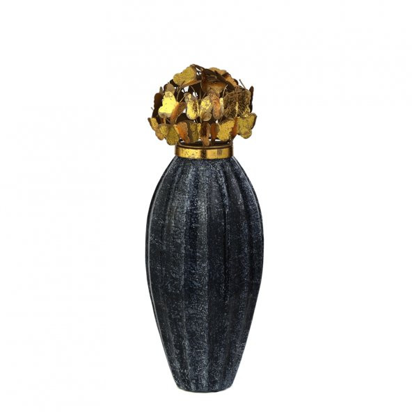 Vitale Papillon Gold Safir Kapaklı Dekoratif Obje 1 AK.JB0022 ürün görseli 1