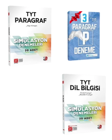 TYT Paragraf ve Dil Bilgisi Simülasyon Deneme ürün görseli 1