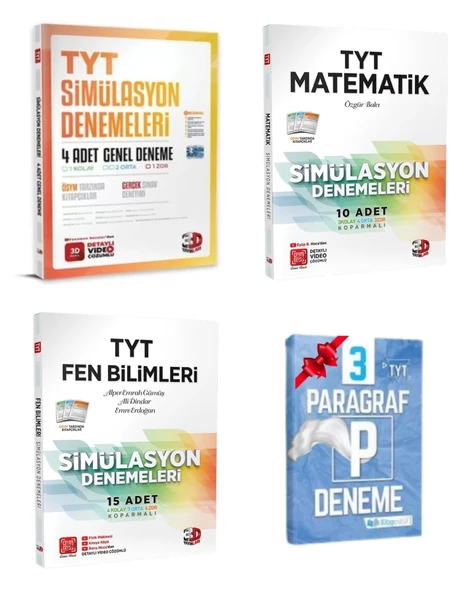 TYT Genel Matematik ve Fen Bilimleri Simülasyon Deneme ürün görseli 1