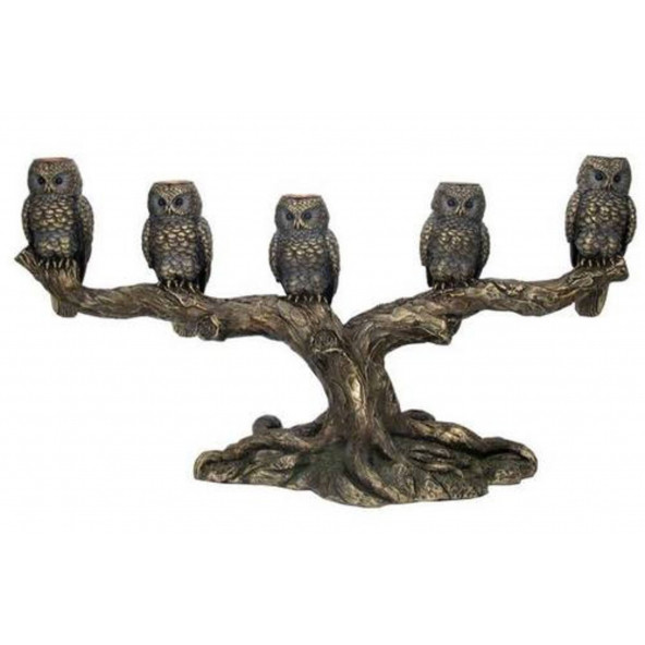 Wise Şamdan-5 BAYKUŞLU MUMLUK-42,5*16,5*22,5 CM. ürün görseli 1