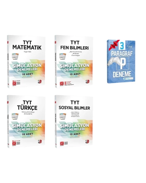 TYT Matematik Fen Türkçe ve Sosyal Bilgiler Simülasyon Deneme ürün görseli 1