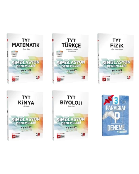 TYT Matematik Türkçe Fizik Kimya ve Biyoloji Simülasyon Deneme ürün görseli 1