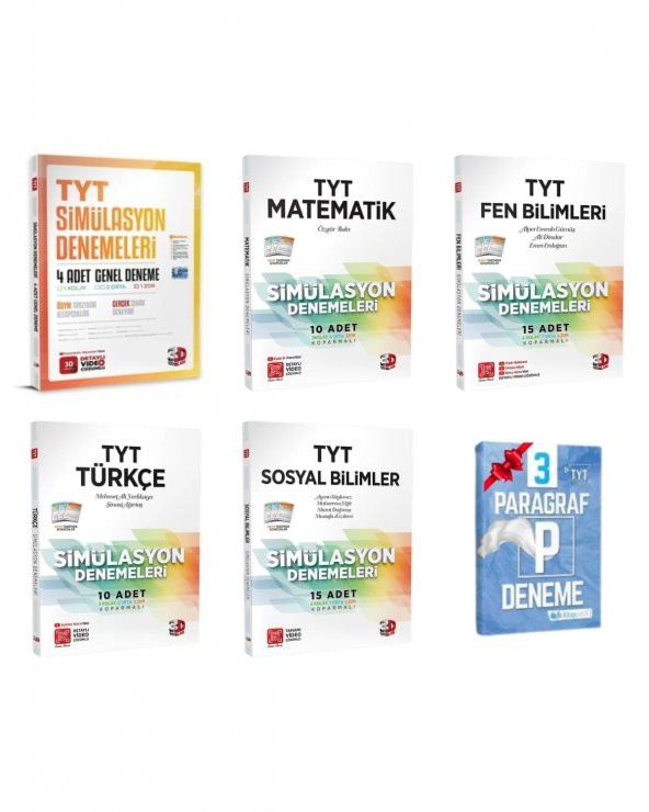 TYT Genel Matematik Fen Türkçe ve Sosyal Bilimler Simülasyon Deneme ürün görseli 1