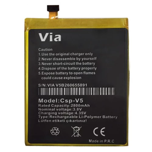 Casper VIA V5 Uyumlu Batarya 2800 mAh ürün görseli 1
