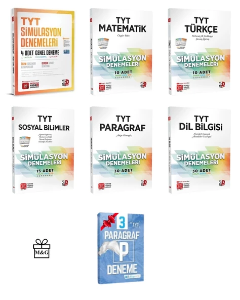 TYT Genel Matematik Türkçe Sosyal Paragraf Dil Bilgisi Simülasyon Deneme ürün görseli 1