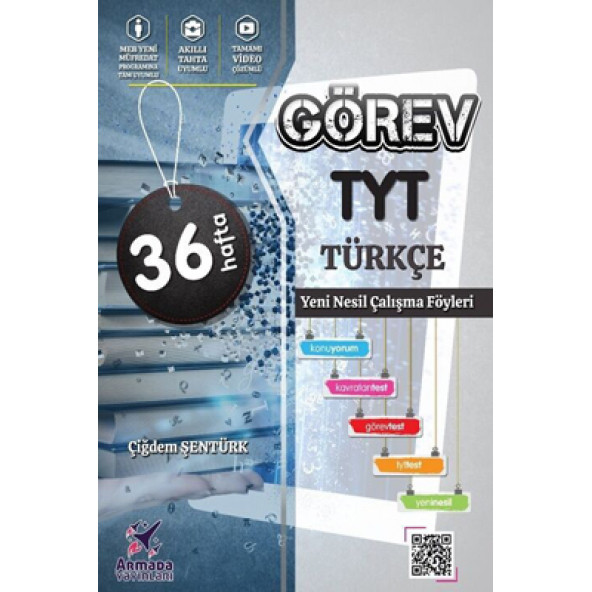 TYT Türkçe Görev Yeni Nesil Çalışma Föyleri Armada Yayınları ürün görseli 1