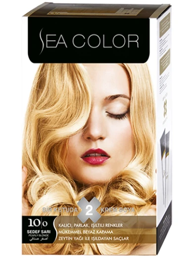 Sea Color Saç Boyası Sedef Sarı 10/0 8698753382065 ürün görseli 1