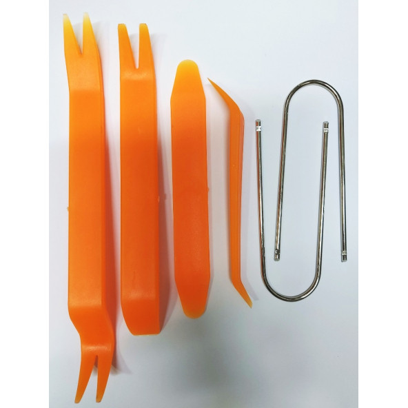 6 Parça Trim Teyp Sökme Set (sökme Aparatları Sert Abs Malzemedir) Teyp Kapı Döşeme Sökme Takımı ürün görseli 1