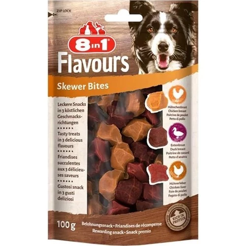 8in1 Flavours Skewer Bites100G Skt : 08/2027 ürün görseli 1