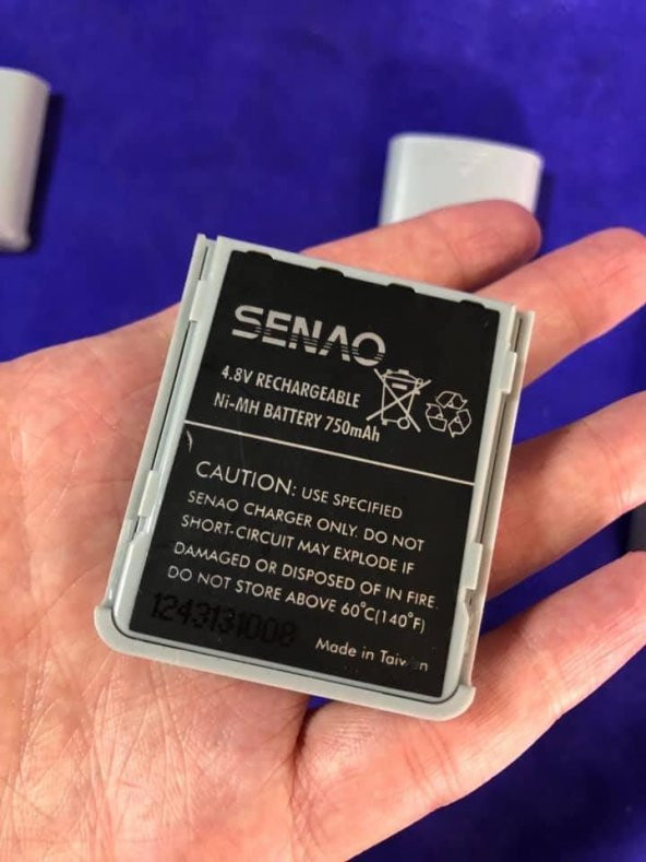 Senao 258 PLUS 4,8v 750mah Telsiz Telefon Batarya Pili 130 Adet Toplu Satış ürün görseli 1
