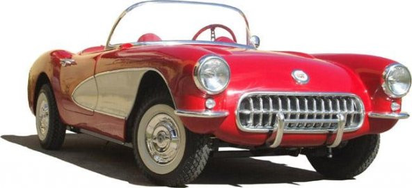 Chevrolet Corvette 1956 2/3 Model Araç - JR Classic 1956 ürün görseli 1