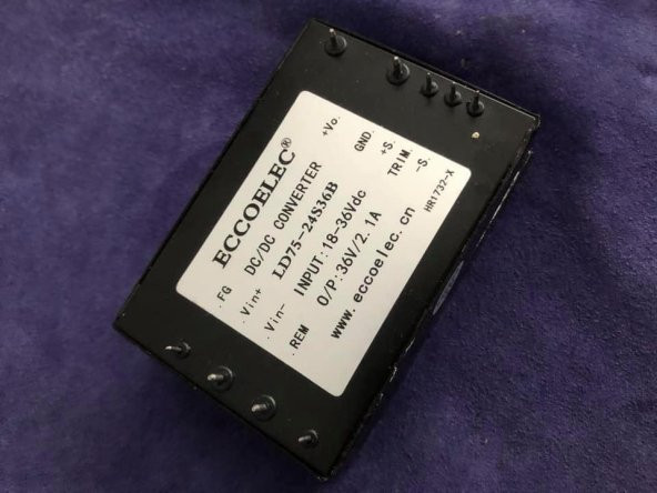 Eccoelec 75W DC DC Converter 36V 2.1A Çıkış LD75-24S36B - Resim 2