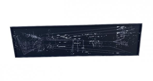 Asemic Sound Mappings Sergisi Asemik Resmi 62x244 cm 011 ürün görseli 1