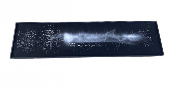 Asemic Sound Mappings Sergisi Asemik Resmi 62x244 cm 013 ürün görseli 1