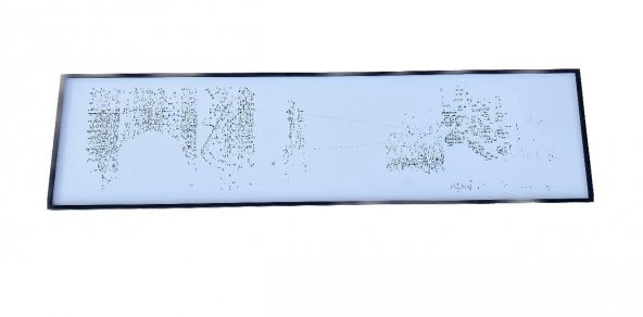 Asemic Sound Mappings Sergisi Asemik Resmi 62x244 cm 010 ürün görseli 1