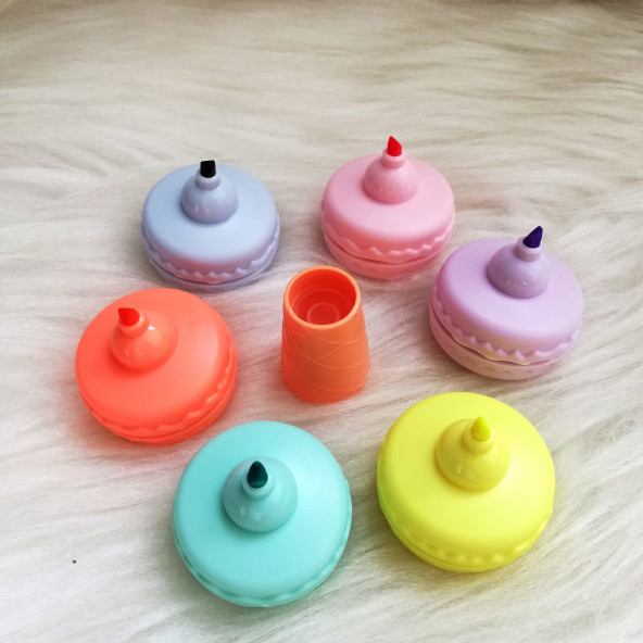 Makaron Fosforlu Kalem 6lı - Resim 2